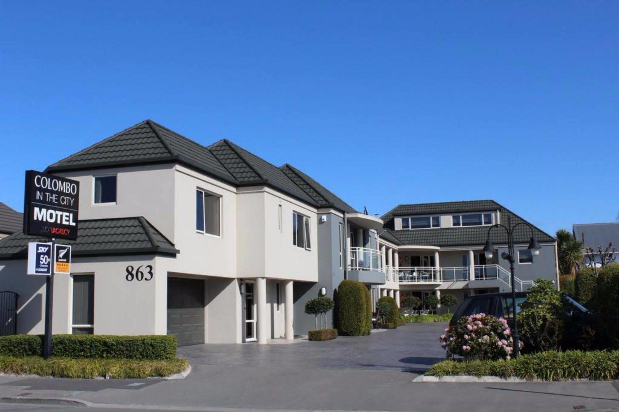Colombo In The City Christchurch Exteriör bild A motel in New Zealand